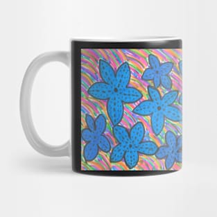 Rainbow Bright Starfish Print Mug